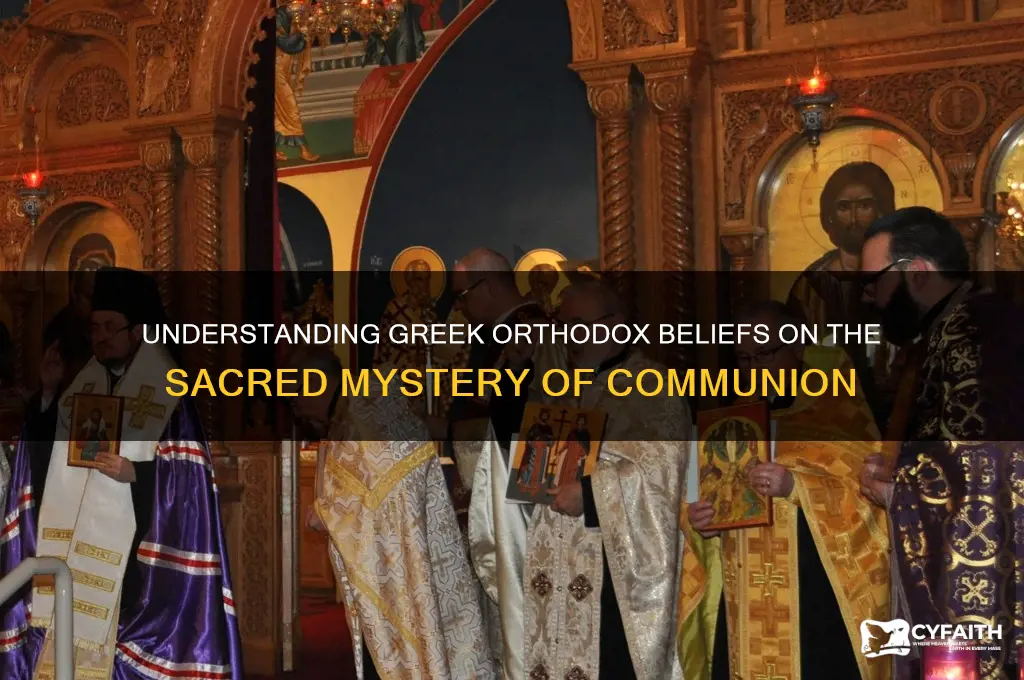 what do greek orthodox believe about communion