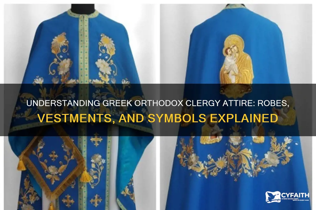 what do greek orthodox clergy wear