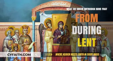 Greek Orthodox Lenten Fasting: Foods and Practices to Abstain From