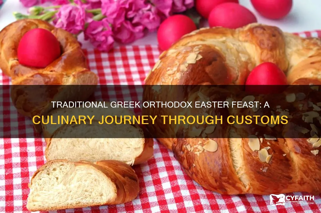 what do greeks traditionally eat on easter orthodox