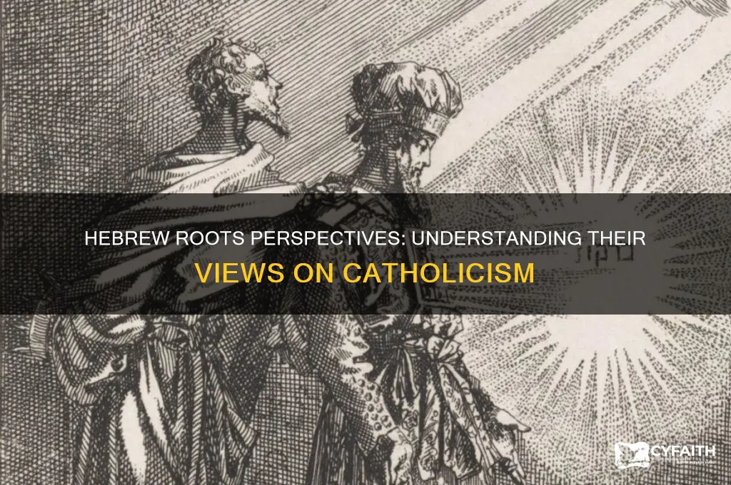 what do hebrew roots people think of catholic