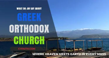 Jehovah's Witnesses' Perspective on Greek Orthodox Church Traditions