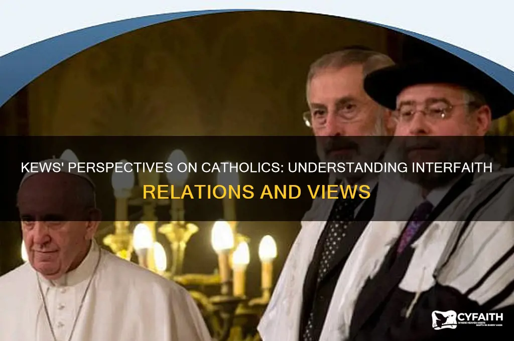 what do kews think of catholics