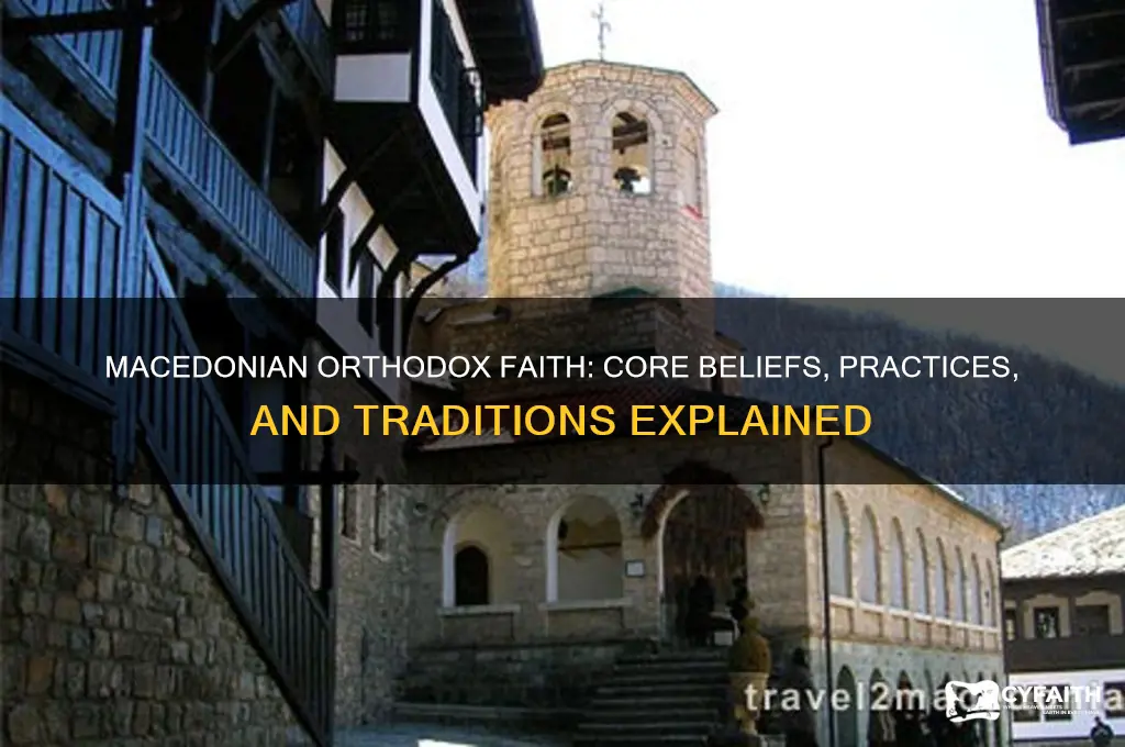 what do macedonian orthodox believe in