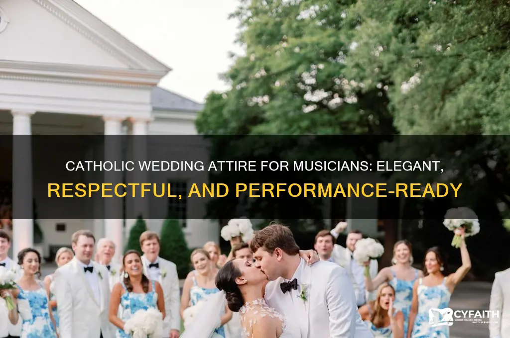 what do musicians wear at a catholic wedding