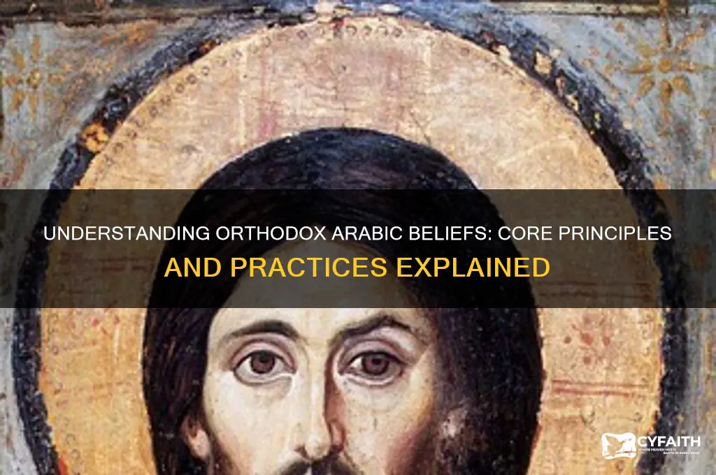 what do orthodox arabic believe