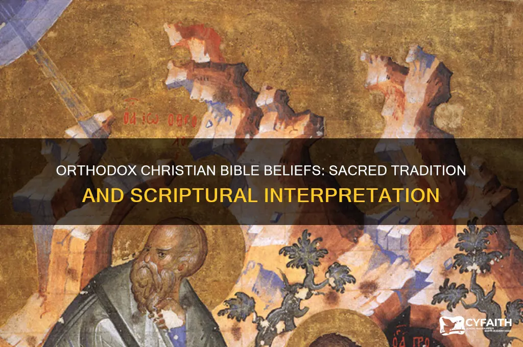 what do orthodox christians believe about the bible