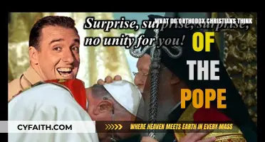 Orthodox Christians' Perspective on the Pope: Unity or Division?