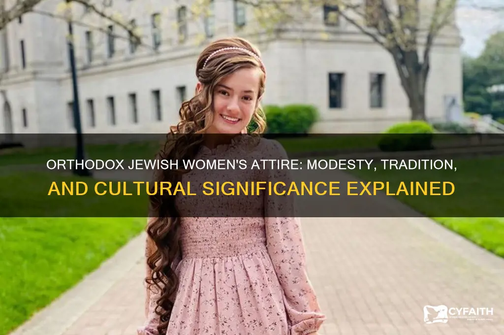 what do orthodox jewish women wear