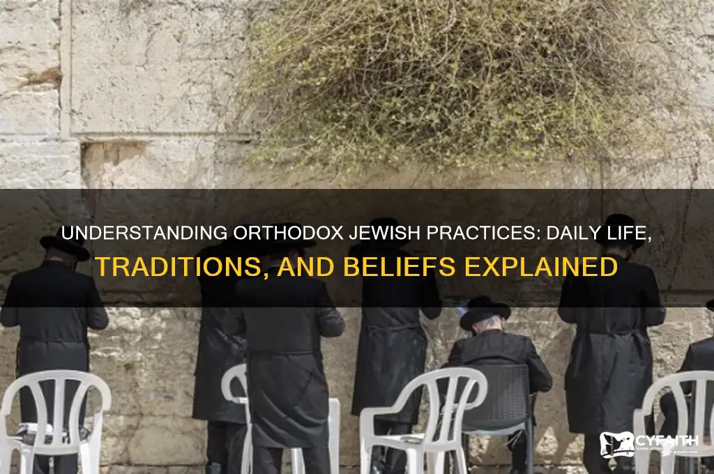 what do orthodox jewishs do