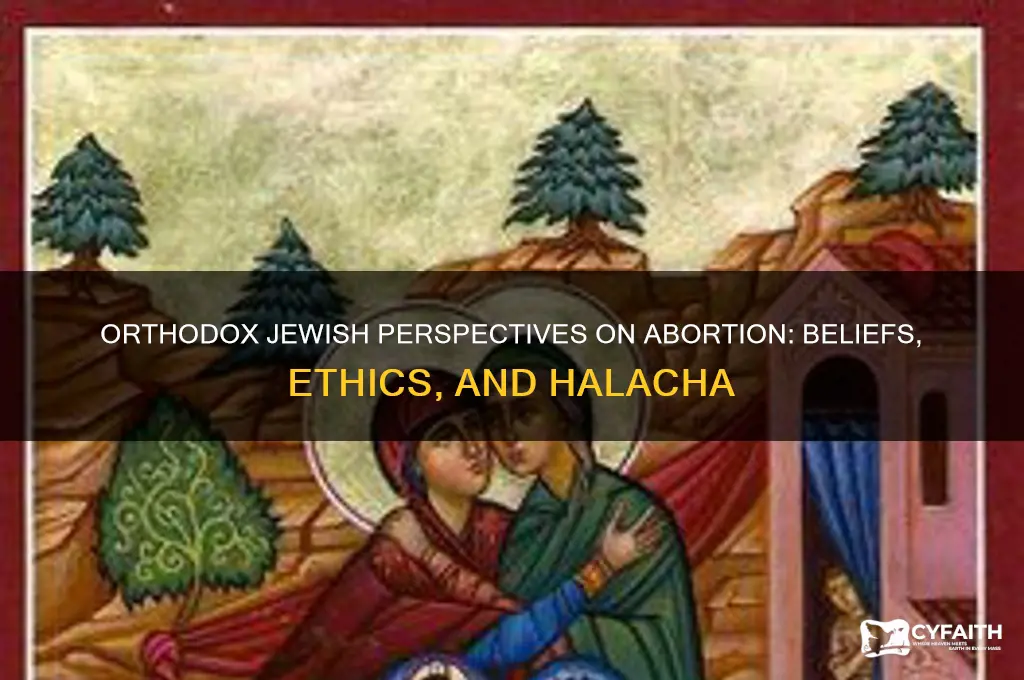 what do orthodox jews believe about abortion