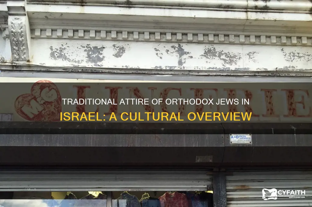 what do orthodox jews in israel wear