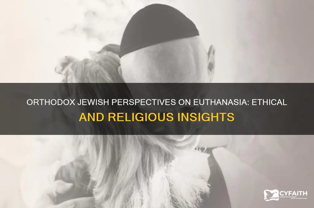 what do orthodox jews think about euthanasia