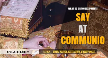 The Sacred Words: Orthodox Priests' Communion Prayers Explained
