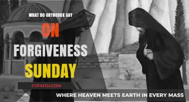 Orthodox Teachings on Forgiveness Sunday: A Path to Reconciliation