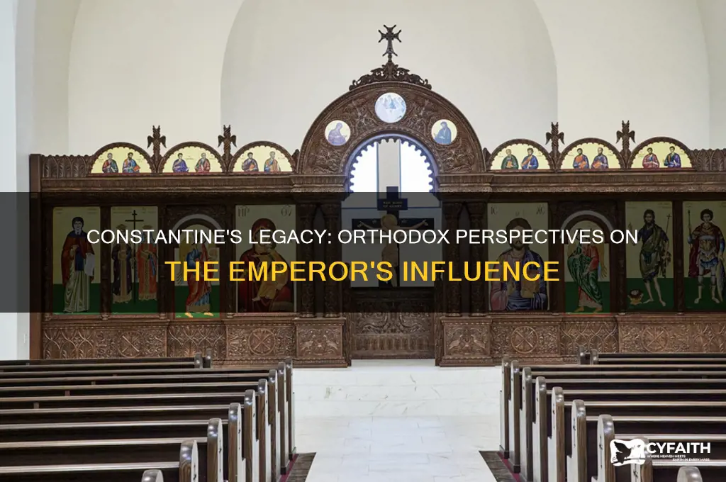 what do orthodox think of constantine
