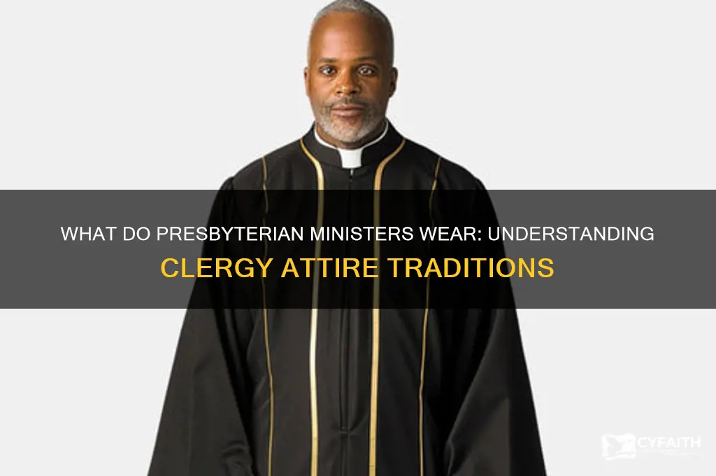 what do presbyterian ministers wear
