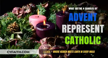 Catholic Advent Candles: Unveiling the Symbolic Meaning of the Four Flames