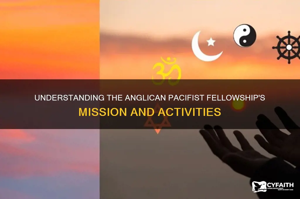 what do the anglican pacifist fellowship do