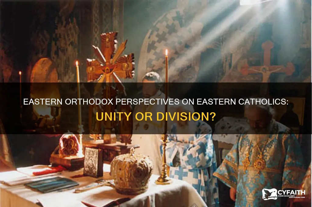 what do the eastern orthodox think of eastern catholics