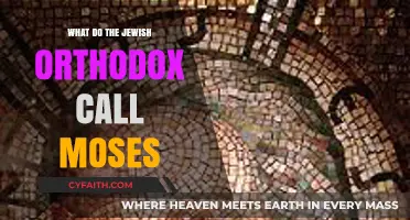Moses in Orthodox Judaism: The Revered Name and Its Significance