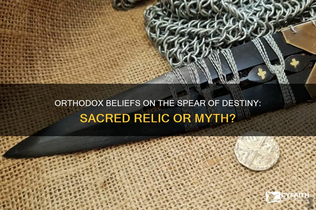 what do the orthodox believe about the spear of destiny
