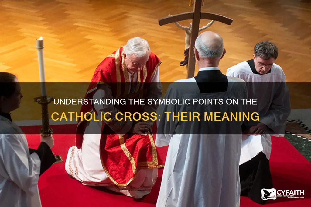 what do the points on the catholic cross symbol represent