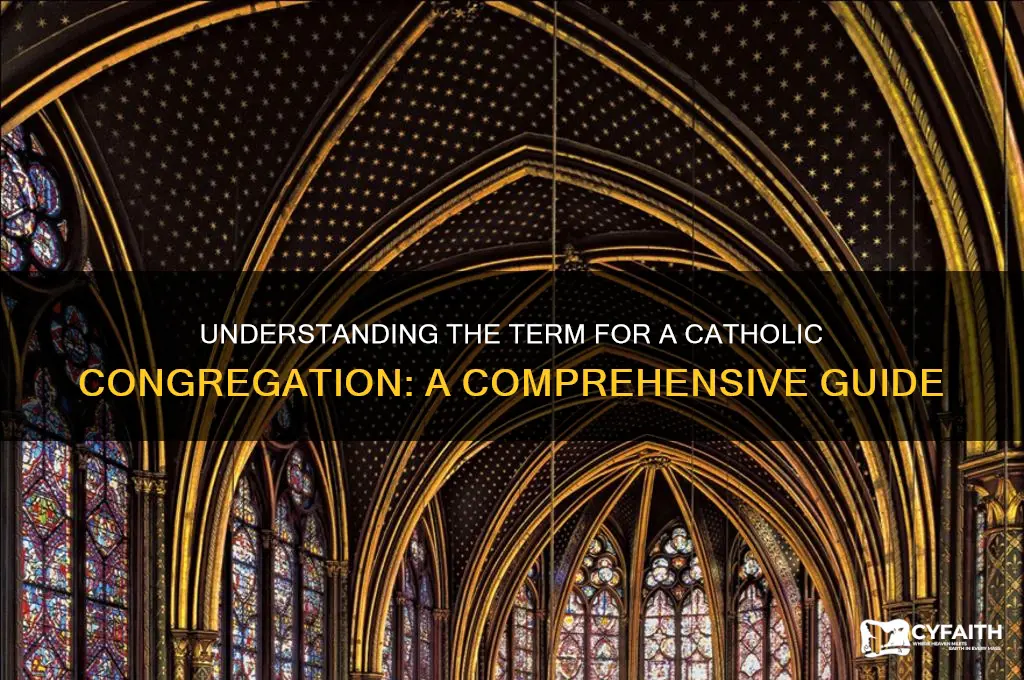 what do you call a catholic congregation