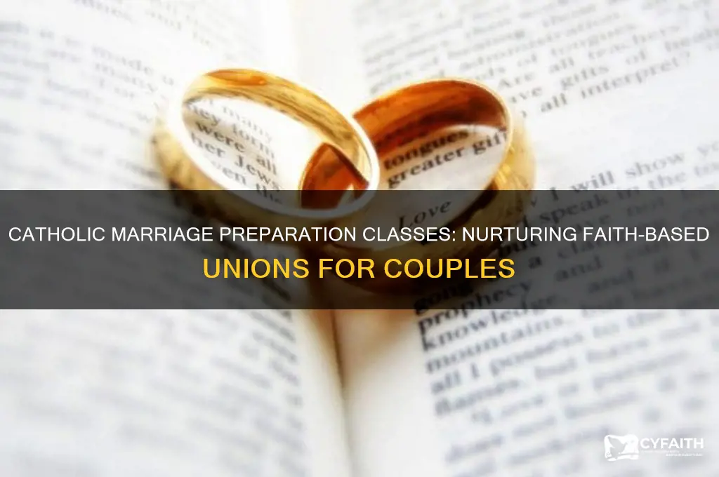 what do you call marriage classes for catholic