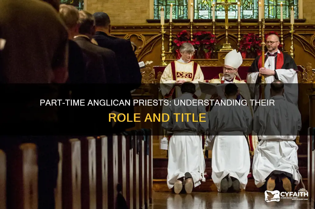 what do you call part time priest anglican