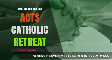 Exploring Faith: Activities and Reflections at an ACTS Catholic Retreat