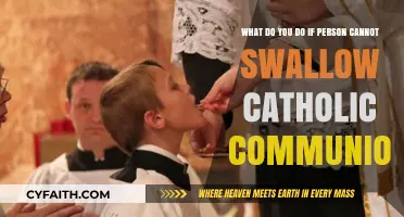 Catholic Communion Alternatives for Those Unable to Swallow: Guidance and Care