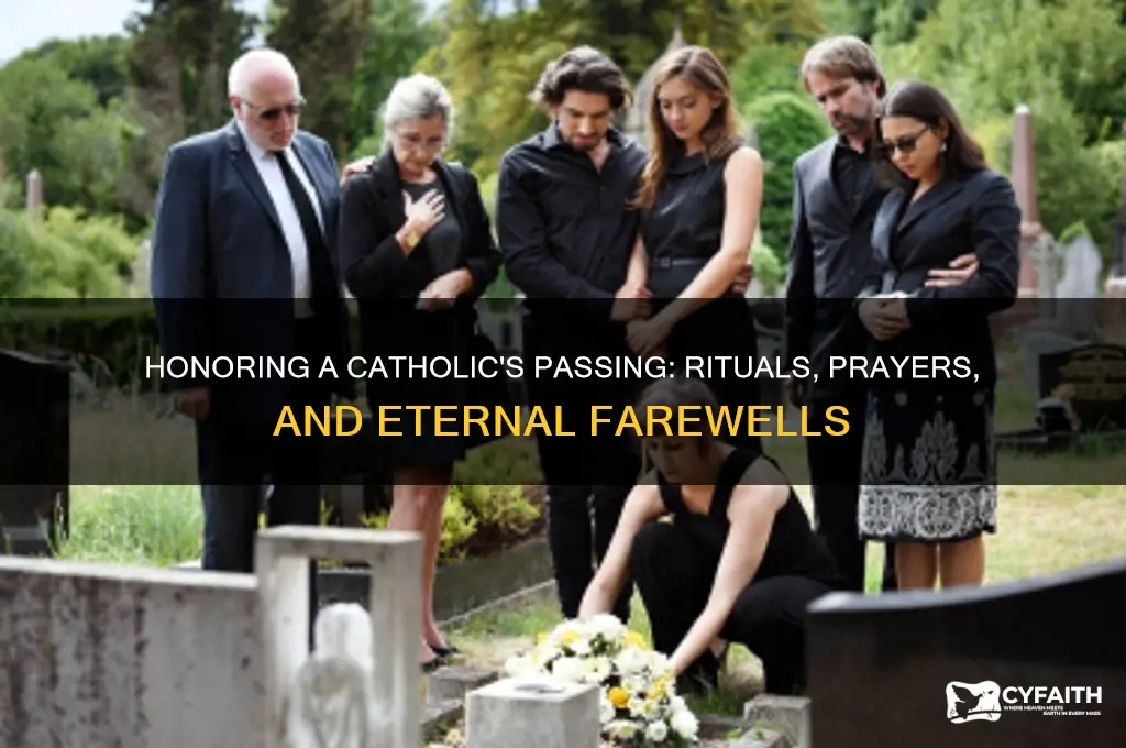 what do you do when a catholic dies