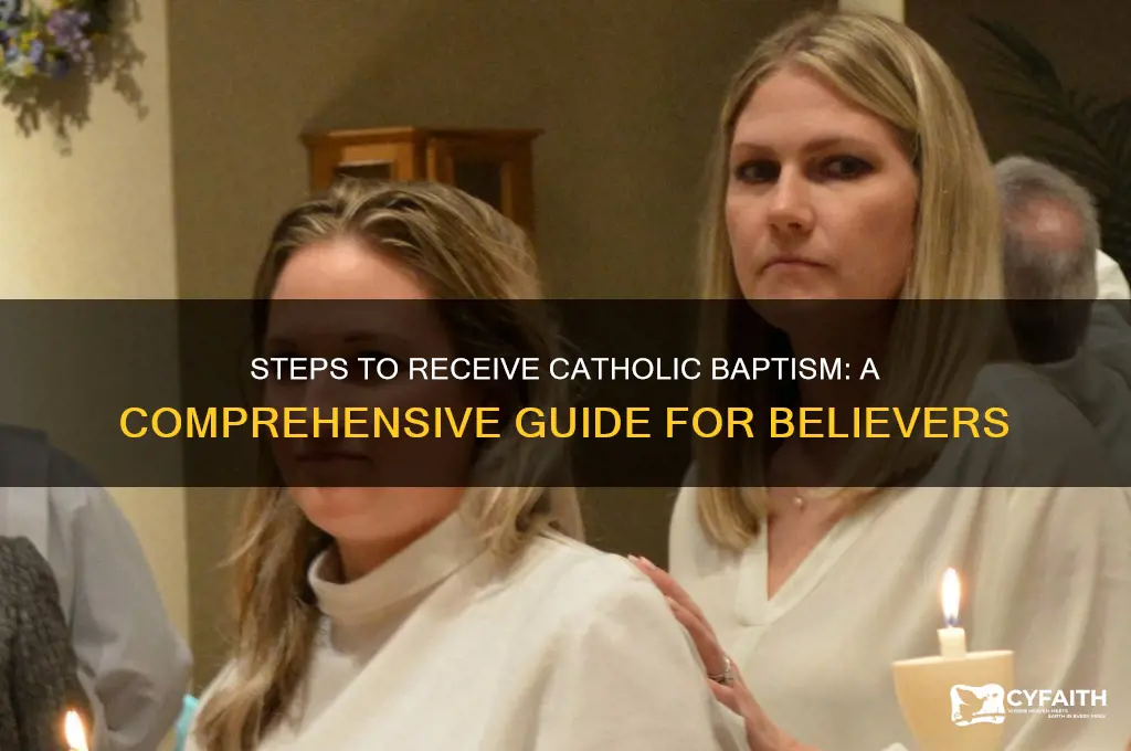what do you have to do to be baptized catholic