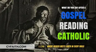 Catholic Responses to Gospel Readings: Words of Faith and Reflection