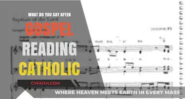 Catholic Responses After the Gospel Reading: A Guide to Proper Acclamations