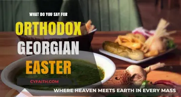 Orthodox Georgian Easter Greetings: Traditional Phrases and Blessings Explained