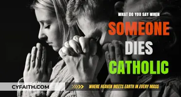 Comforting Words: Catholic Expressions for When Someone Passes Away