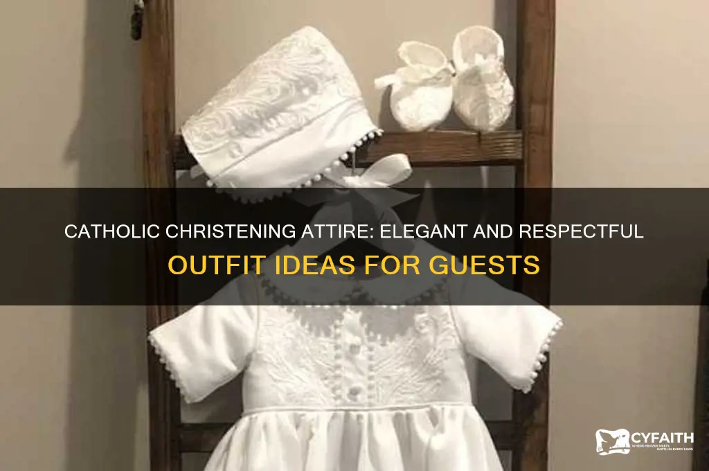 what do you wear to a catholic christening