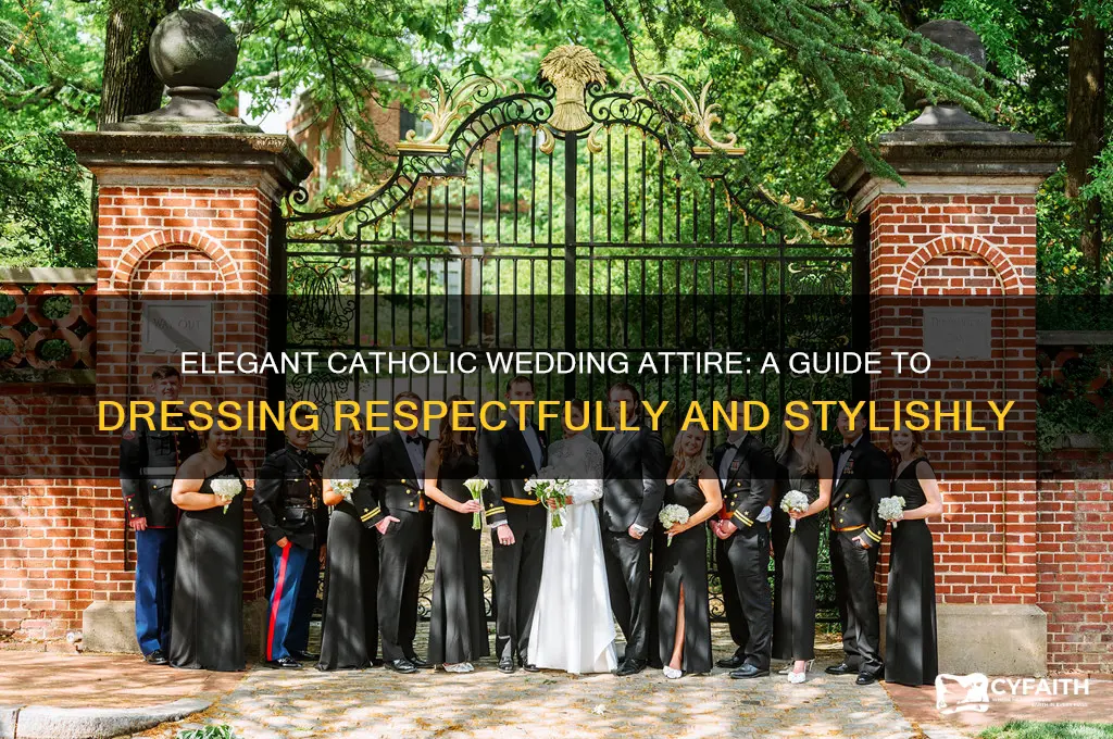 what do you wear to a catholic wedding