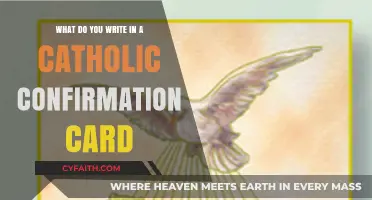Crafting Meaningful Catholic Confirmation Card Messages: Tips and Inspiration