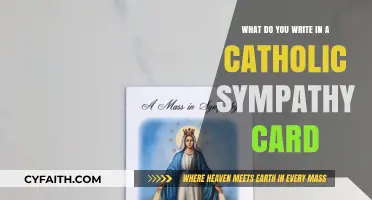 Expressing Catholic Condolences: Thoughtful Messages for Sympathy Cards