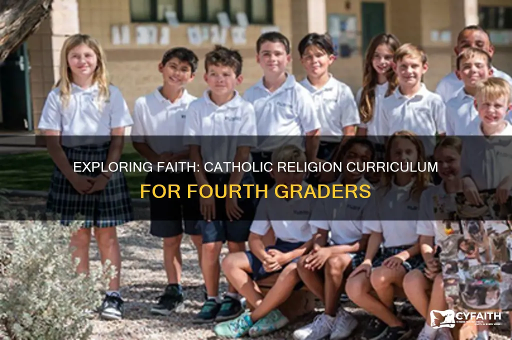 what does 4th grade catholic religion classes cover