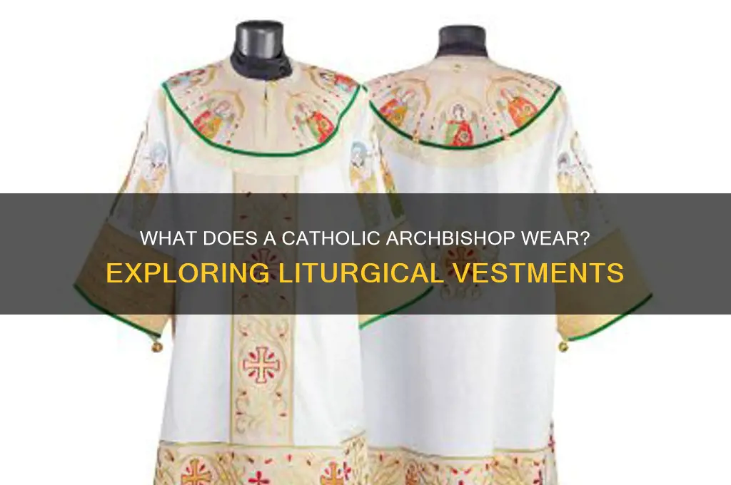 what does a catholic archbishop wear