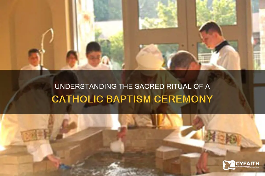 what does a catholic baptism look like