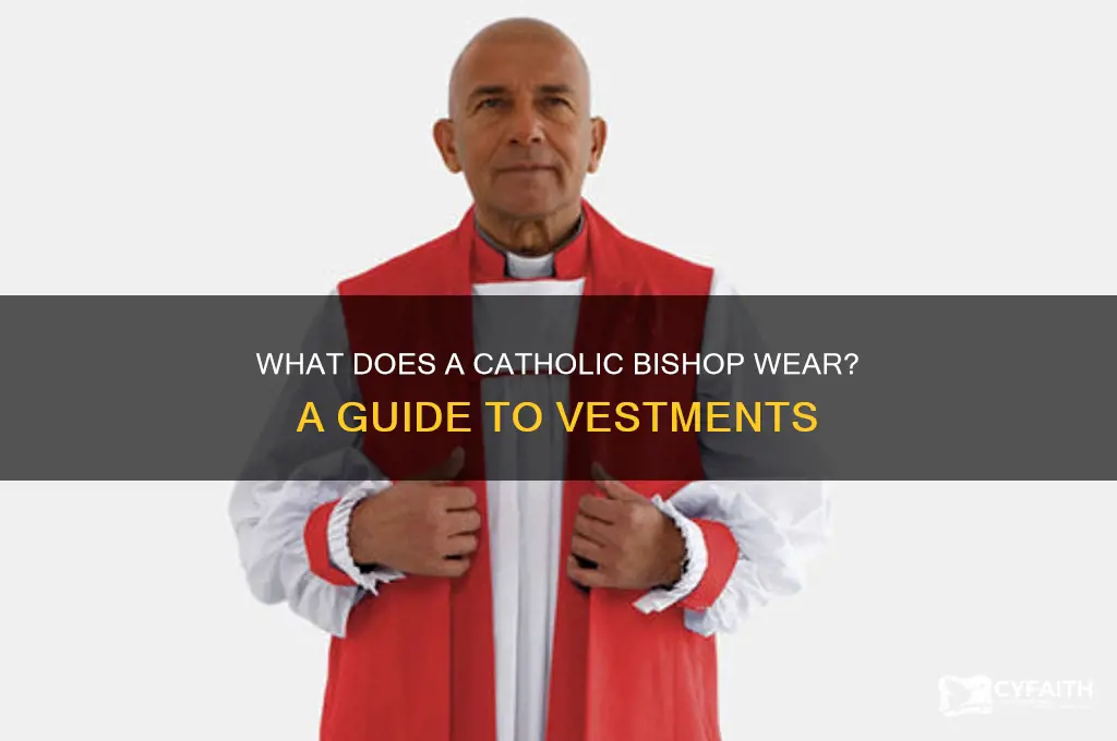 what does a catholic bishop wear