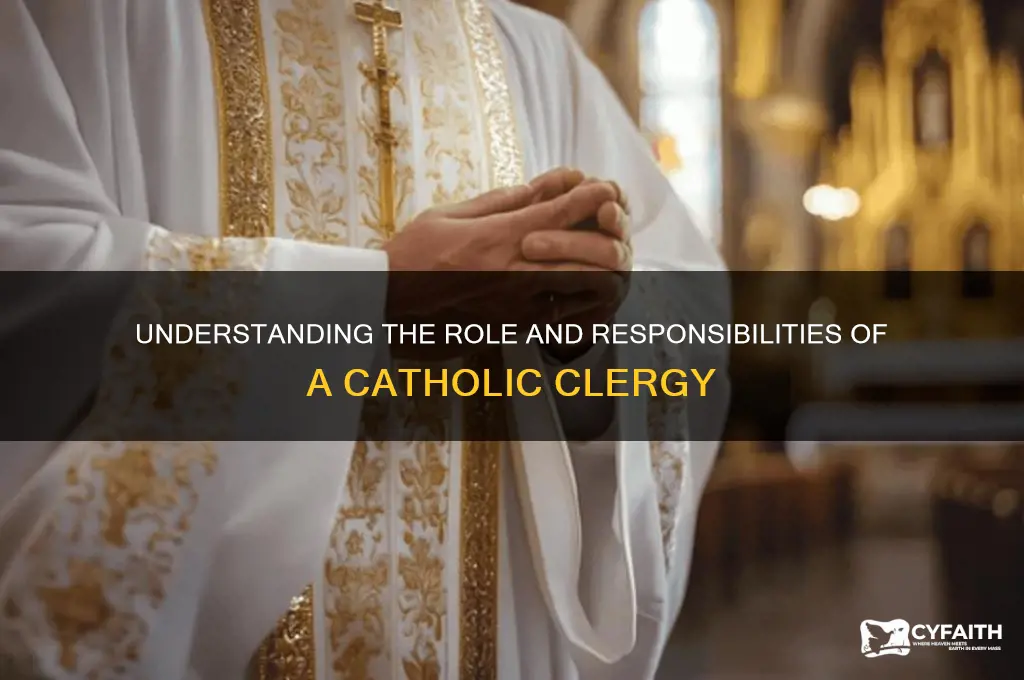 what does a catholic clergy do