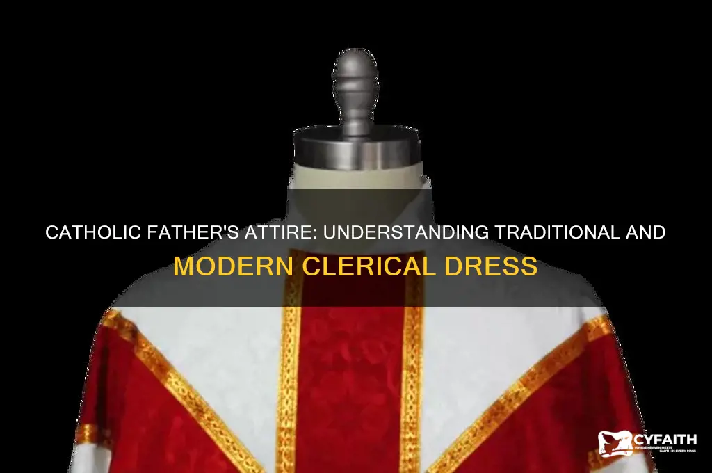 what does a catholic father wear