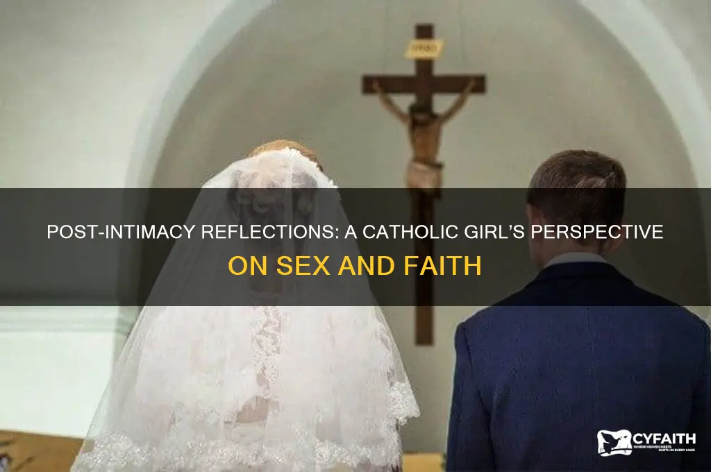 what does a catholic girl say after sexn