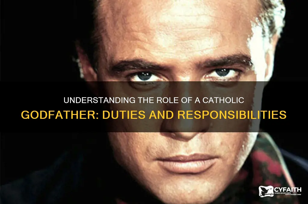 what does a catholic godfather do
